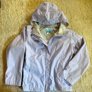 Columbia rain jacket Light purple